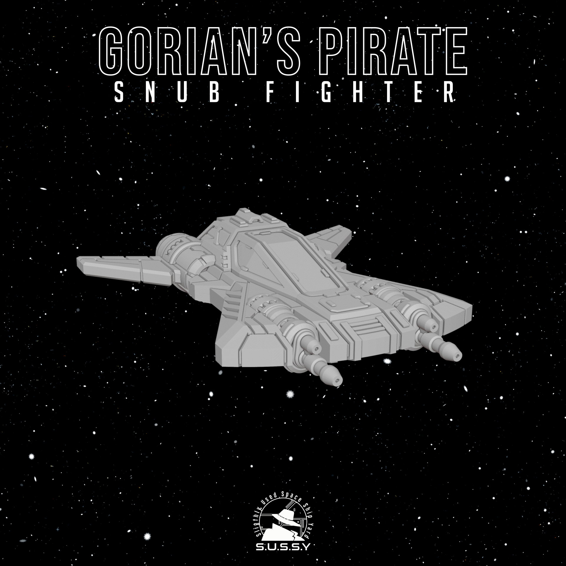 Gorian's pirates snub fighter (X-Wing Scale)